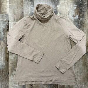 Madewell Long Sleeve Tee in Beige